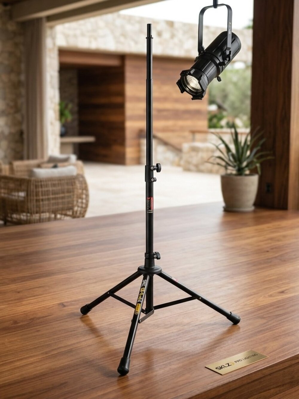 Sklz Adjustable Black Travel Tee Tripod Stand